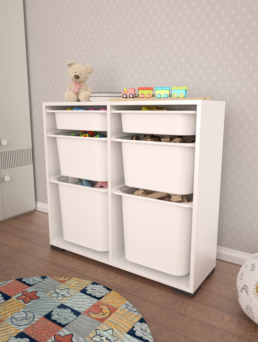 Hanah Home Armario Multiusos Carla - Blanco Hanah Home Armario Multiusos Carla - Blanco